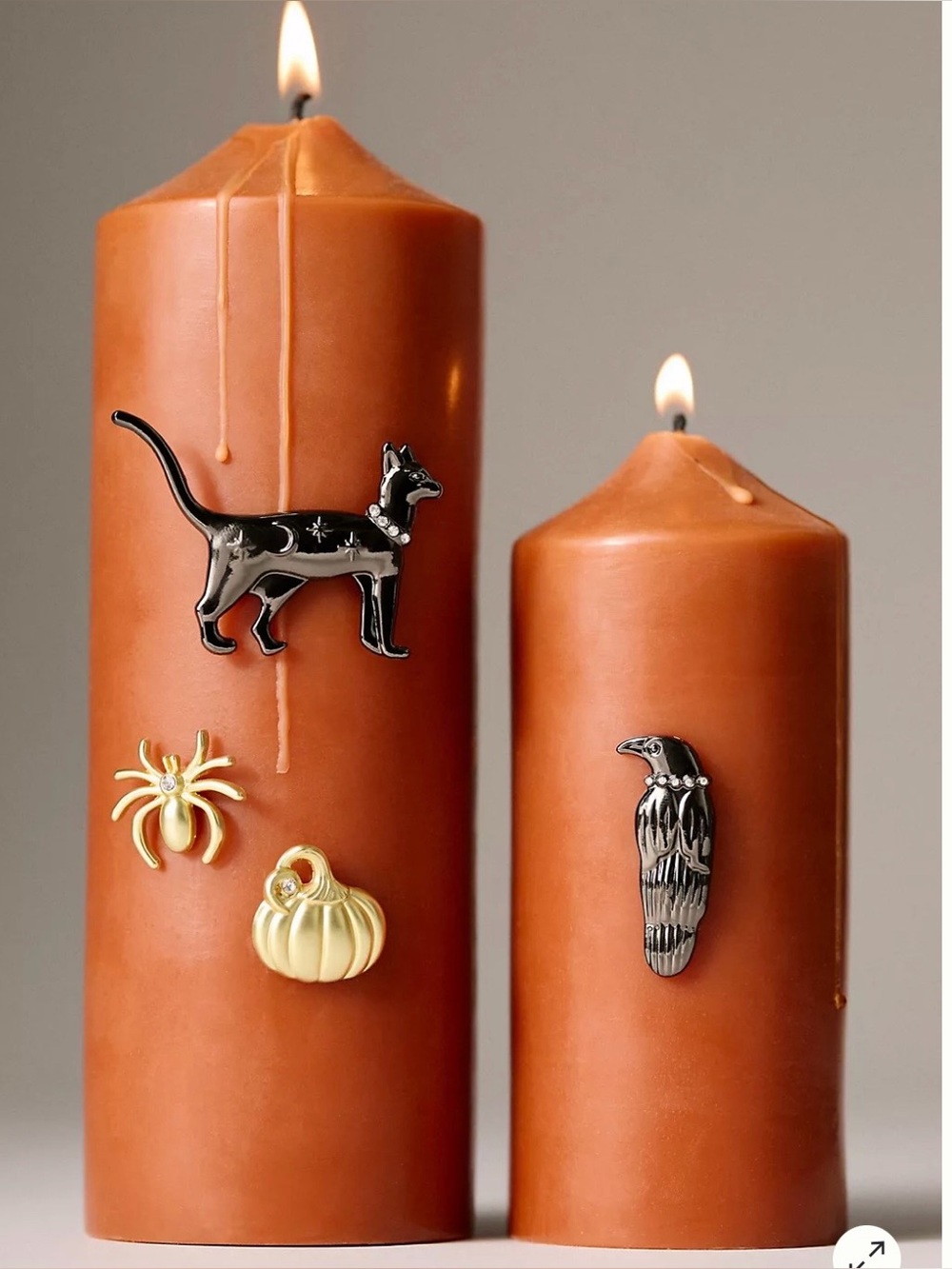 NIB Anthropologie Halloween Candle Pin Charms 🎃🧙🦂